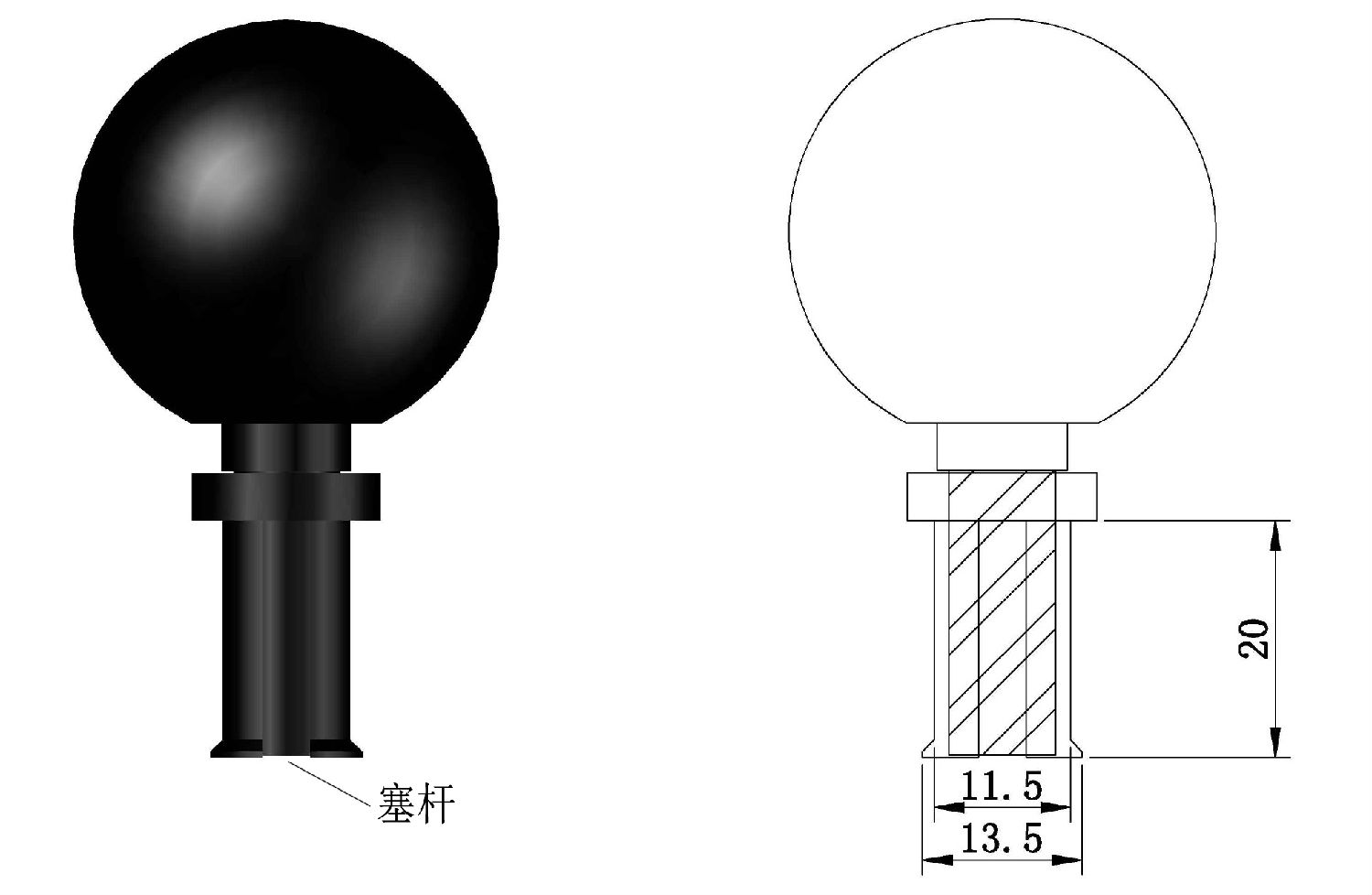 倍络得背栓扩孔测孔器